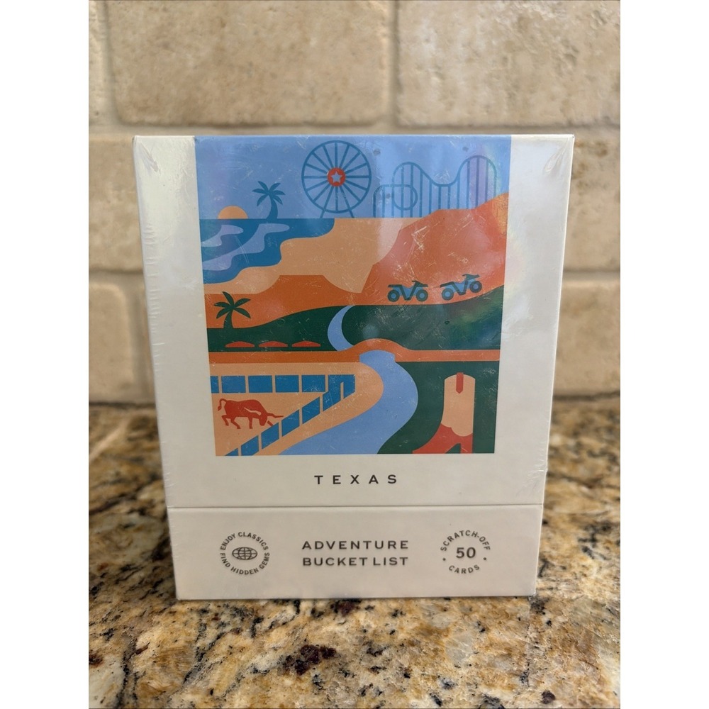 Reach International Outfitters Texas Adventure Bucket List: 50 Scratch-Off Cards